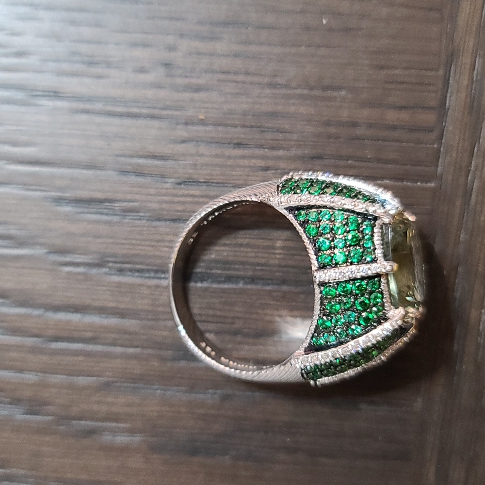 Judith Ripka Multi stone ring - Picture 2 of 3